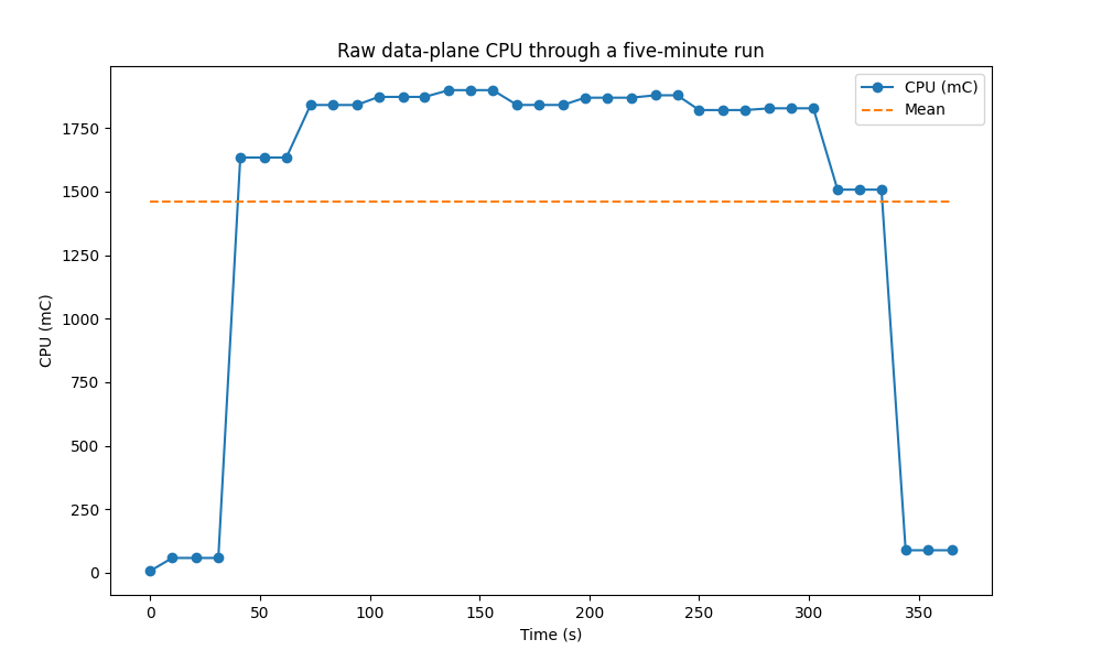 Raw Data Plane Usage with Mean